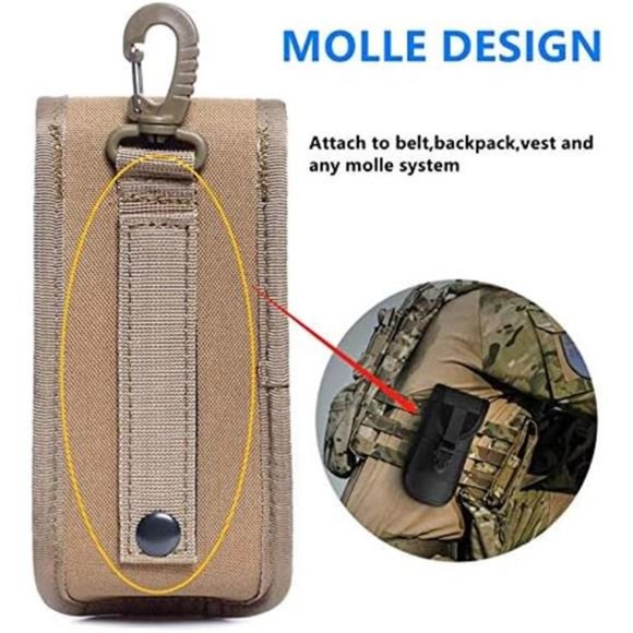 Molle Glasses Pouch Outdoor Durable Tactical Pouch Sunglasses Case Army Style - Picture 4 of 5